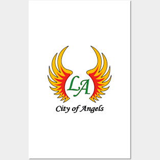 Los Angeles, the city of angels Posters and Art